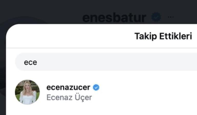 Barışma mı geliyor Enes Baturdan şaşırtan eski sevgili hamlesi