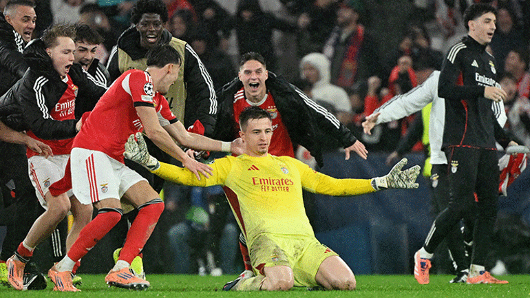 Şampiyonlar Liginde Benficadan inanılmaz galibiyet 90+8de kaleciden tarihi gol, Mourinho çılgına döndü