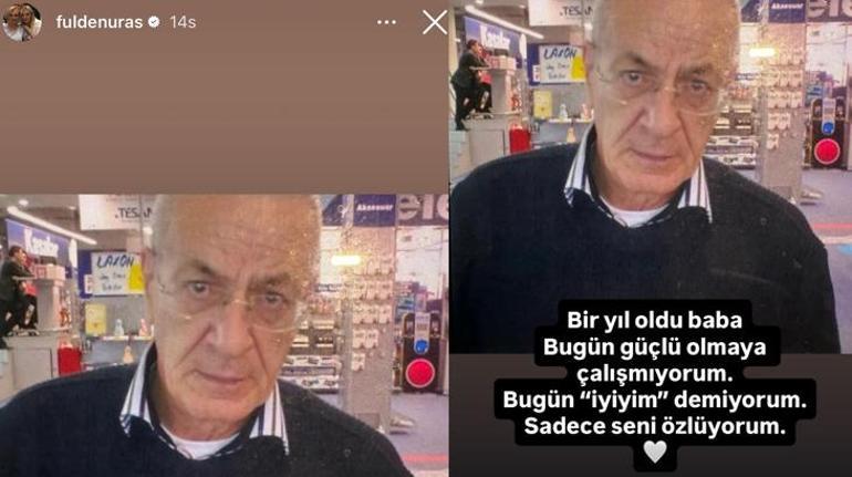Fulden Urasın baba özlemi dinmiyor Sadece seni özlüyorum