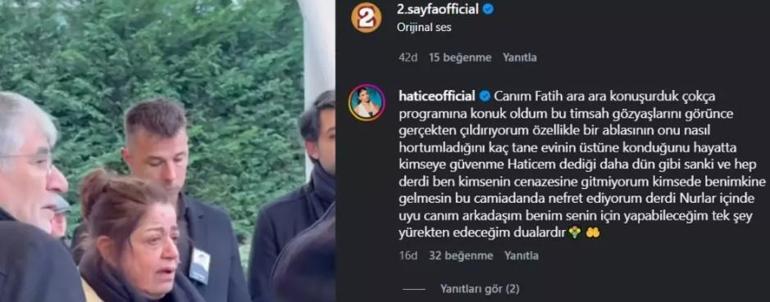 Şarkıcı Hatice, Fatih Ürekin ablasına ateş püskürdü Timsah gözyaşları