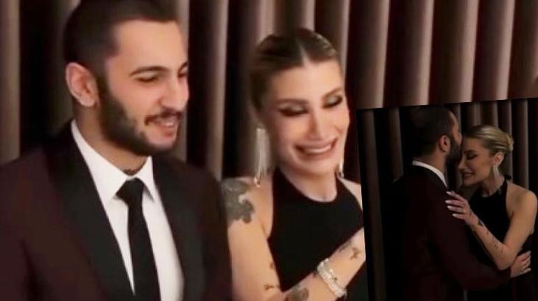 Evlilik yolunda ilk adım İrem Derici sevgilisi Melih Kunukçu ile nişanlandı