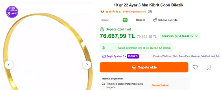 8.600 TL’ye gram altın Tarihi hareket sonrası satışı patladı: Yüksek fiyata razı geliyorlar