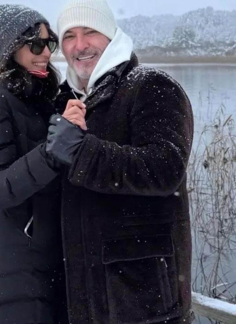 27 yıllık evliliğini bitirmişti Arzum Onan ve sevgilisi Orkan Özkandan aşk dolu kare