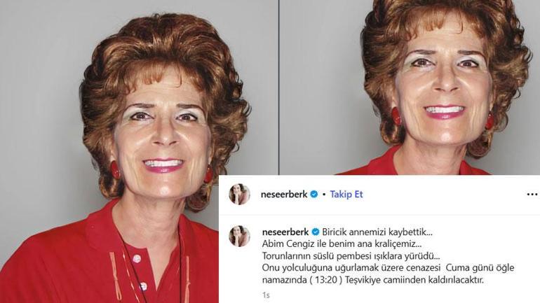 Neşe Erberkin acı günü Annesi Gülşen Erberk hayatını kaybetti