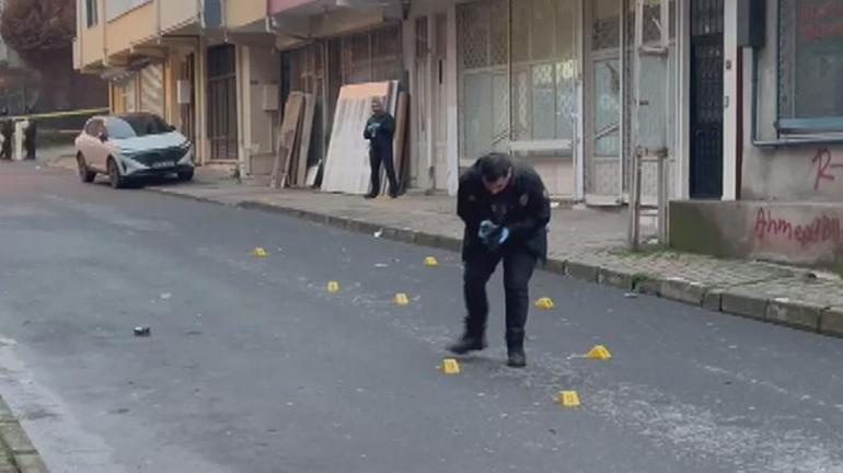 Sancaktepede silahlı çatışma Yaşananlar güvenlik kamerasında