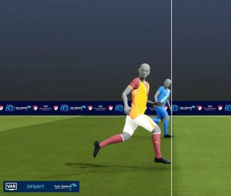 Rizespor-Galatasaray maçına damga vuran pozisyon Gol VARa takıldı