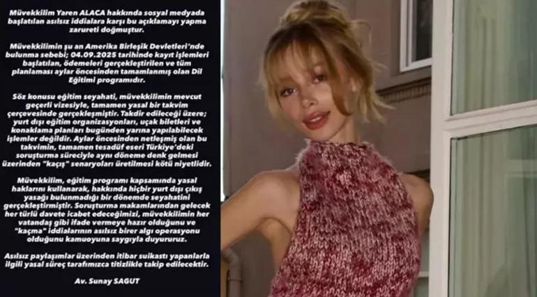 Ülkeden kaçmadım demişti Fenomen Yaren Alaca Amerikadan peş peşe paylaştı