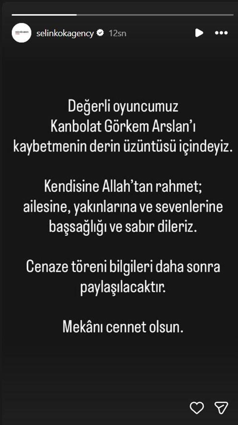 Son dakika... Ünlü oyuncu Kanbolat Görkem Arslan hayatını kaybetti