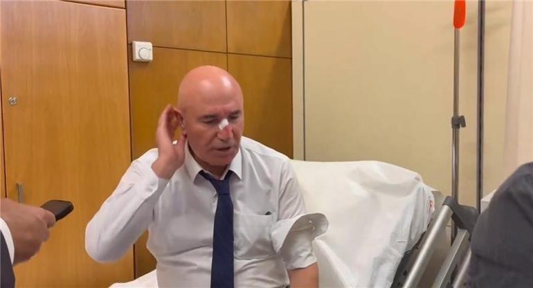 Mecliste yumruklu kavga Akın Gürlekin yemin etmesini engellemek isteyen CHPli vekiller kürsüyü işgal etti