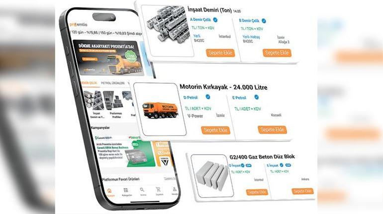 Sanayi ve inşaatın dijital süpermarketi
