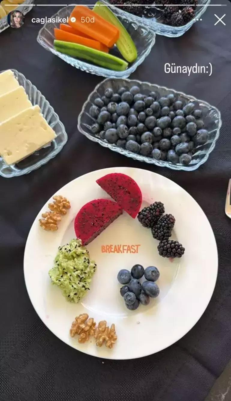 Çağla Şıkel yemek sırrını açıkladı 6 ayda bir yiyorum