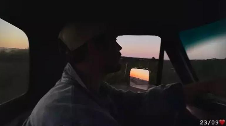 Aşk dolu poz Çağatay Ulusoy ve sevgilisi Aslıhan Malboradan yeni kare