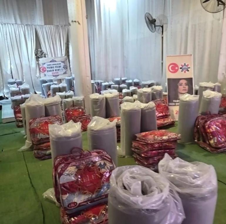 Yıldız Tilbeden Gazzeye büyük destek: 300 bin dolar bağışlamıştı Çadır Kent açıldı