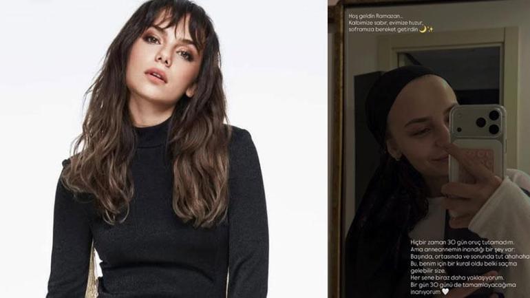 Oyuncu Bahar Şahinden oruç açıklaması