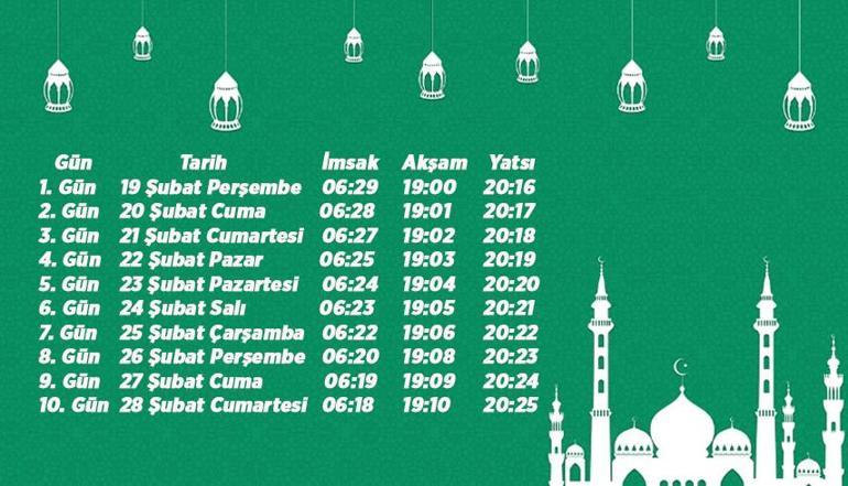 İMSAKİYE İSTANBUL ANKARA İZMİR: 2026 İl İl İftar ve Sahur Vakitleri (Ramazan Takvimi) Diyanet İftar Saat Kaçta, İmsak Vakti Ne Zaman (İMSAKİYE 2026)