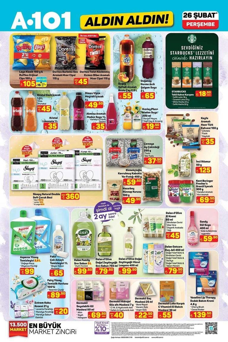 A101 AKTÜEL İNDİRİMLERİ | A101 Aldın Aldın 26 Şubat Perşembe aktüel kataloğunda hangi ürünler satışa çıktı Dijital Termos, Saç Kurutma Makinesi, Akıllı Hava Temizleyici, Erkek Bakım Seti