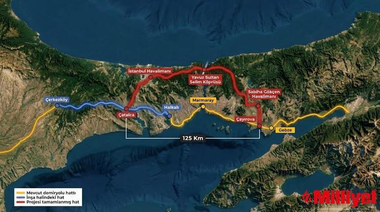 İstanbula mega demiryolu geliyor İşte projenin geçeceği ilçeler