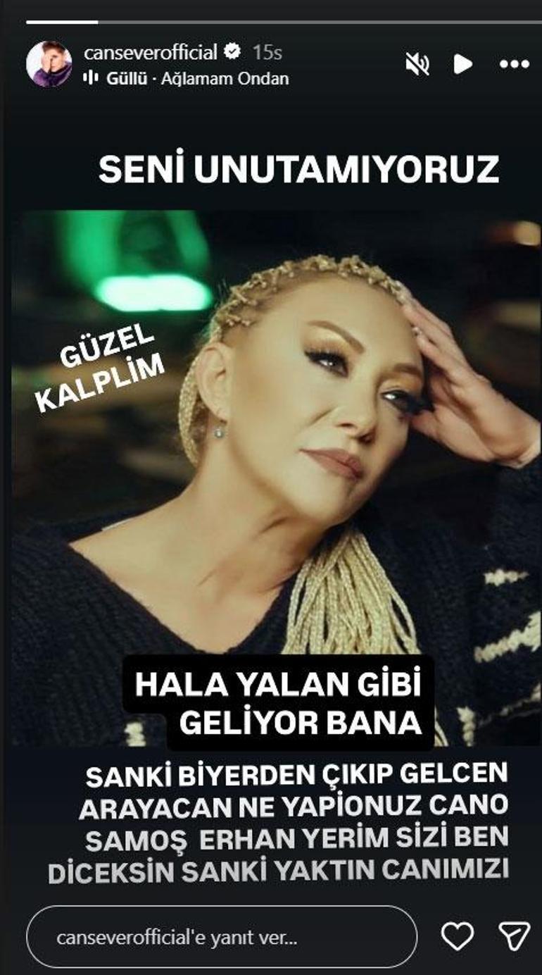 Cansever’den Güllü’ye özlem dolu mesaj: Hala yalan gibi geliyor