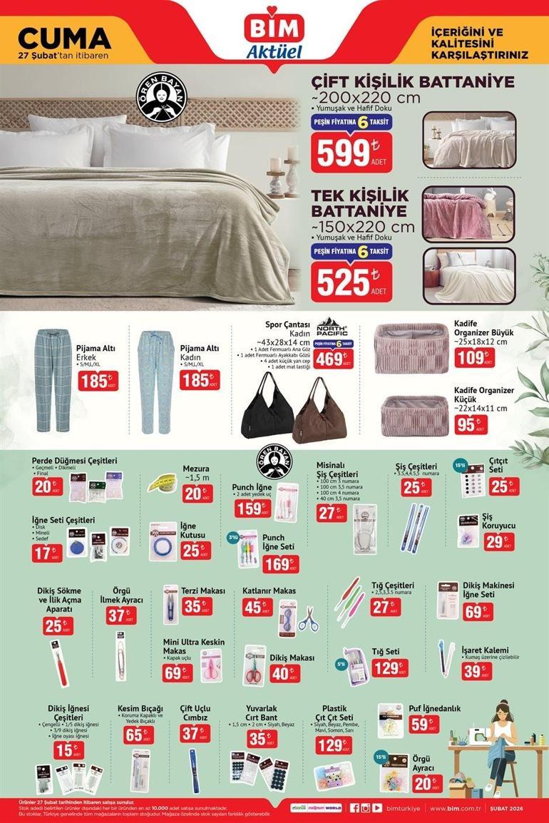 ÜRÜNLER SATIŞTA BİM AKTÜEL KATALOĞU | BİM 27 Şubat aktüel kataloğunda bu hafta hangi ürünler satışta Kahve Makinesi, Tost Makinesi, Isıtıcı, Karnıyarık Tencere...