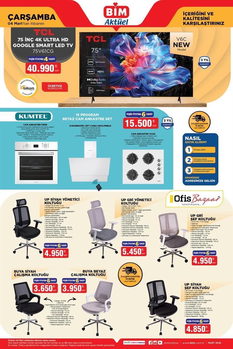 ÜRÜNLER SATIŞTA BİM AKTÜEL KATALOĞU | BİM 27 Şubat aktüel kataloğunda bu hafta hangi ürünler satışta Kahve Makinesi, Tost Makinesi, Isıtıcı, Karnıyarık Tencere...