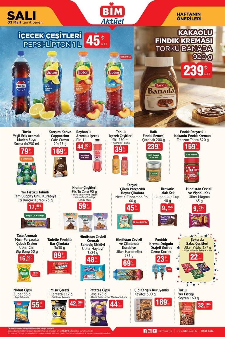 ÜRÜNLER SATIŞTA BİM AKTÜEL KATALOĞU | BİM 27 Şubat aktüel kataloğunda bu hafta hangi ürünler satışta Kahve Makinesi, Tost Makinesi, Isıtıcı, Karnıyarık Tencere...