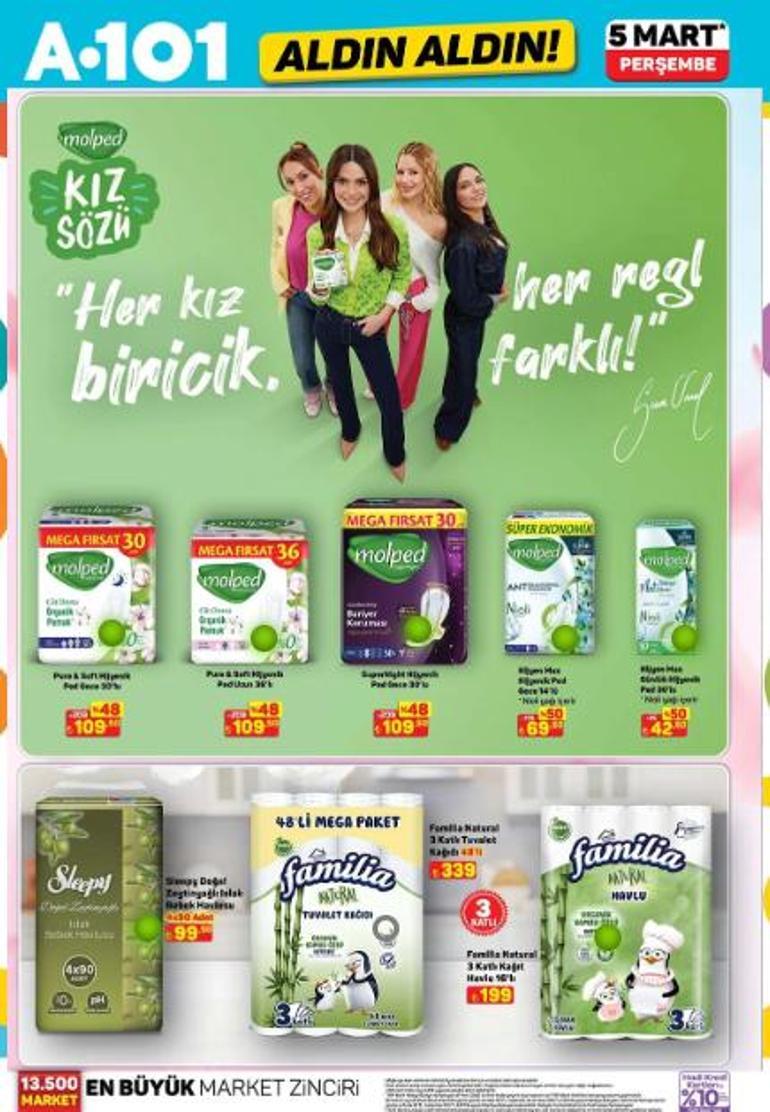 YENİ A101 AKTÜEL 5 MART 2026 PERŞEMBE: A101 aktüel kataloğunda bu hafta hangi ürünler satışa çıkacak Onvo Televizyon, Kiwi Halı Yıkama Makinesi, Singer Overlok Makinesi, 125 CC Benzinli Motosiklet...