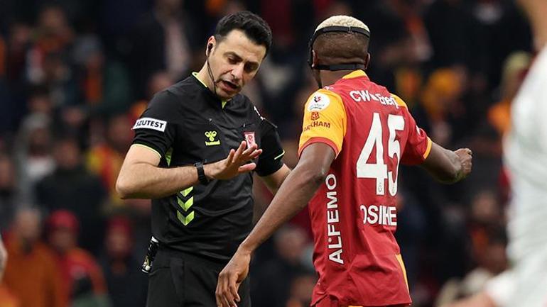 Galatasarayda Victor Osimhenden penaltı pozisyonu itirafı Galiba hakem haklıydı