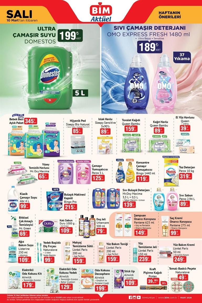 YARIN RAFLARDA SATIŞA ÇIKIYOR | BİM 6 Mart Cuma aktüel ürünler kataloğunda bu hafta hangi ürünler satışa çıkacak Halı ve Koltuk Yıkama Makinesi, Cam Ankastre Set, Şarjlı Süpürge, 3lü Cam Kase...