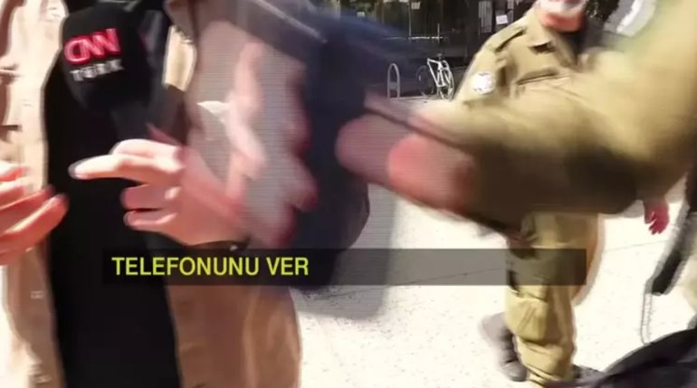CNN Türk’ün Tel Aviv yayınına müdahale Canlı yayın kesildi