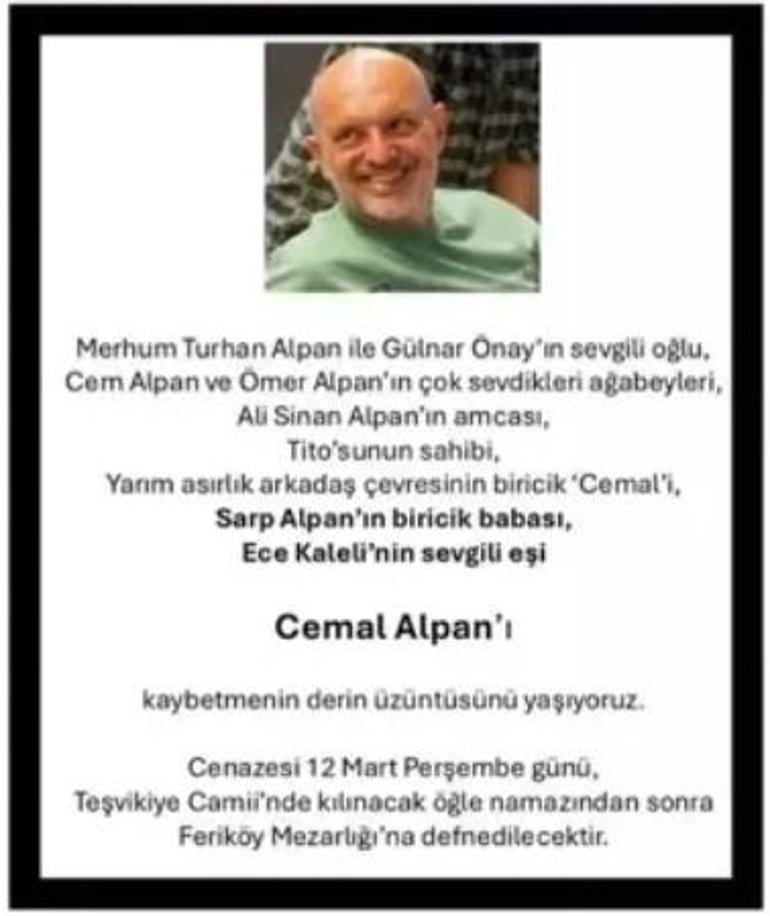 Yönetmen Cemal Alpandan acı haber: Kardeşi duyurdu Doğum gününde son nefesini verdi