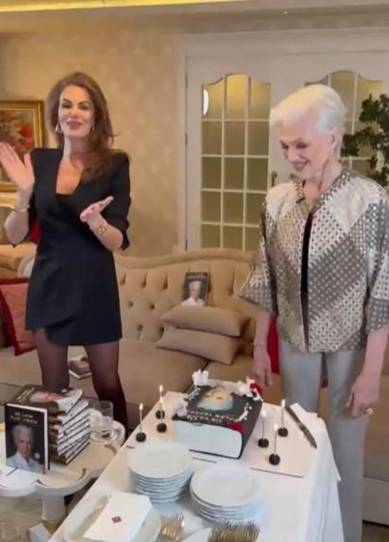 Elon Musk’ın annesi Maye Musk ve Tülin Şahinin sürpriz buluşması Kutlama anlarını paylaştı