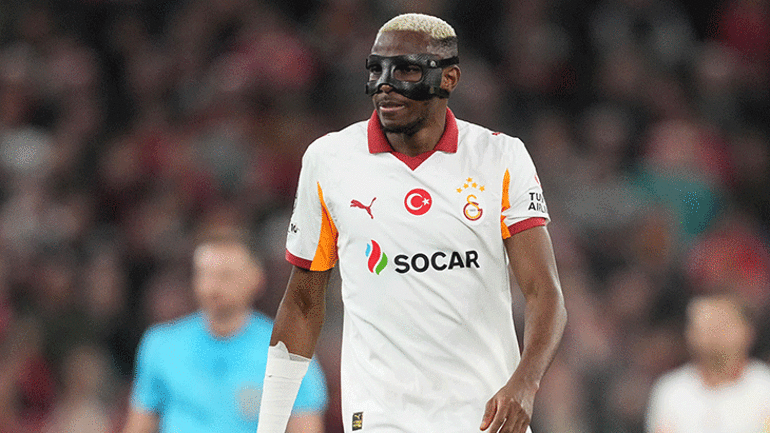 Galatasarayda Osimhen için ameliyat belirsizliği Hedef Fenerbahçe derbisi