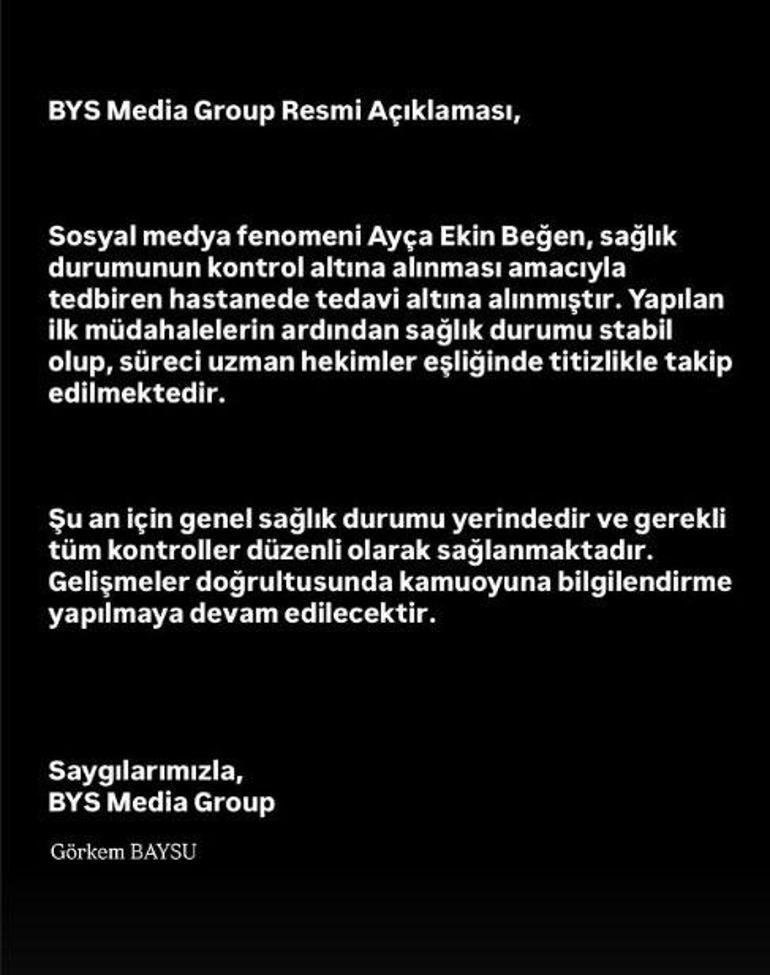 Kısmetse Olur Ayça Beğen intihar girişiminde bulundu Sağlık durumu hakkında ilk açıklama