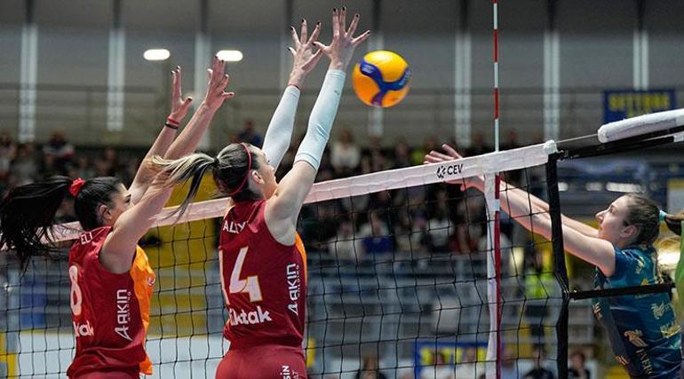 Galatasaray, CEV Kupası finalinde ilk maçı kazandı, şampiyonluğa yaklaştı