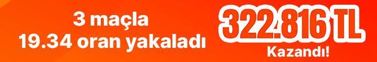 3 maçla 19.34 oran yakaladı 322.816 TL kazandı…