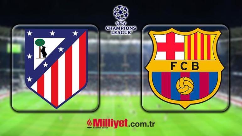 Atletico Madrid Barcelona maçı kaç kaç bitti UEFA Şampiyonlar Ligi Çeyrek Final maçı