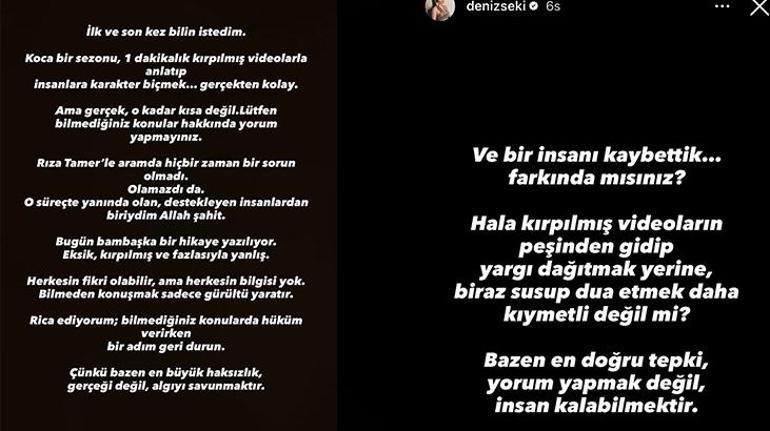 Deniz Seki’den Rıza Tamer açıklaması: Aramızda hiçbir zaman sorun olmadı