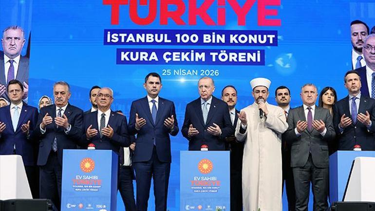 İstanbulda 100 bin TOKİ konutu için kura töreni heyecanı Bakan Kurum: İstanbul için en büyük konut hamlesi