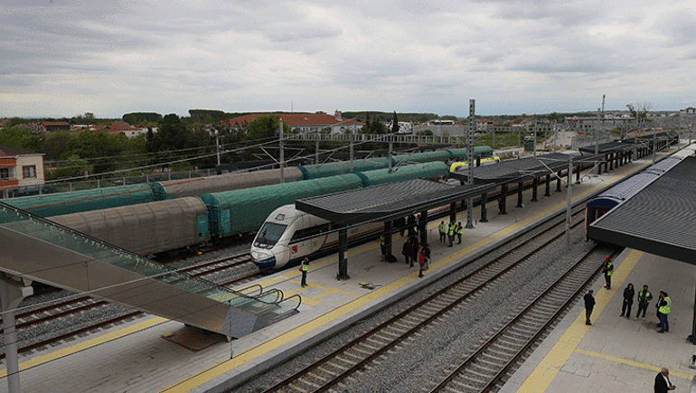 Kapıkule Hızlı Tren Hattı’nın Edirne etabında, test sürüşü 3 hafta sürecek