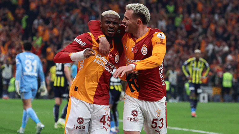 Galatasarayda Osimhenden derbi yanıtı: Fenerbahçe maçı en iyisiydi