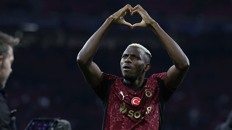 Galatasarayda Osimhenden derbi yanıtı: Fenerbahçe maçı en iyisiydi