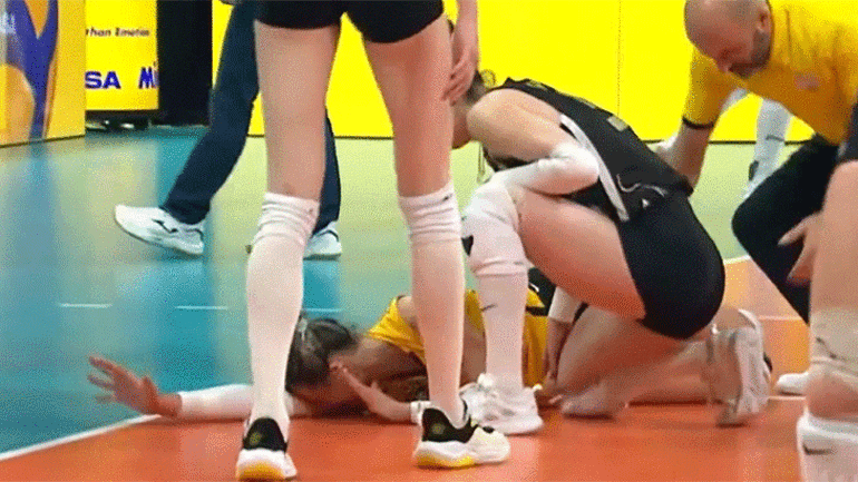 VakıfBankta Katarina Dangubic şoku Talihsiz sakatlık