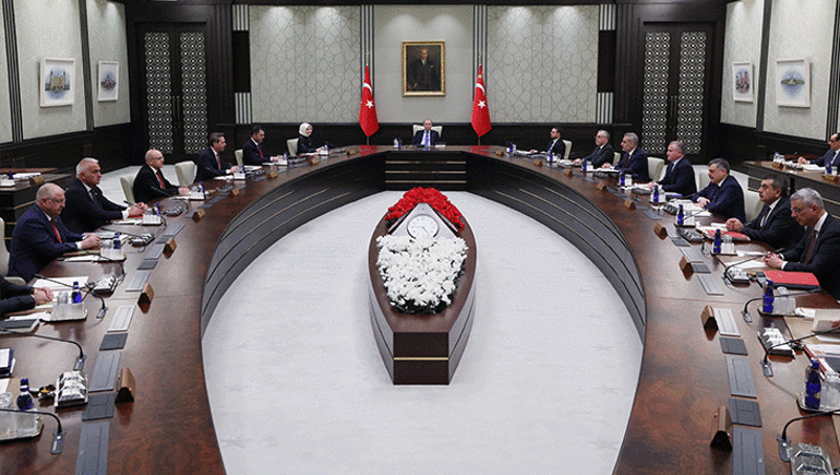 Kabine, Cumhurbaşkanı Erdoğan başkanlığında toplandı