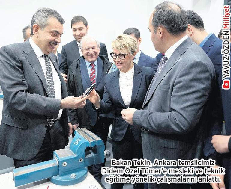 Bakan Tekin’den iş sektörüne çağrı: Branşları söyleyin beraber yetiştirelim