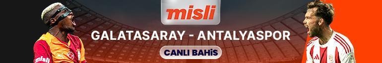 Galatasaray ile Antalyaspor karşı karşıya geliyor Maçın heyecanı Mislide