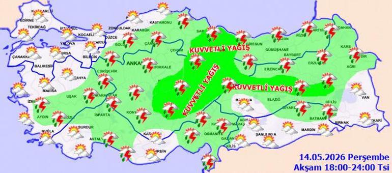 Meteorolojiden Sarı Kodlu alarm: Bu illerde yaşayanlar dikkat; yeni haftaya kadar durmayacak, çok kuvvetli geliyor