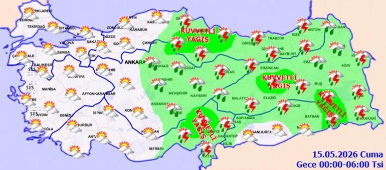 Meteorolojiden Sarı Kodlu alarm: Bu illerde yaşayanlar dikkat; yeni haftaya kadar durmayacak, çok kuvvetli geliyor
