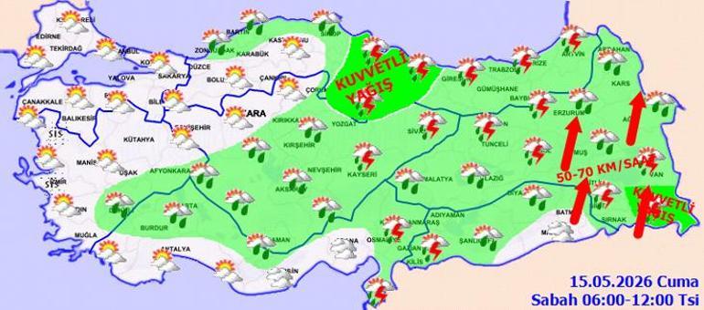 Meteorolojiden Sarı Kodlu alarm: Bu illerde yaşayanlar dikkat; yeni haftaya kadar durmayacak, çok kuvvetli geliyor