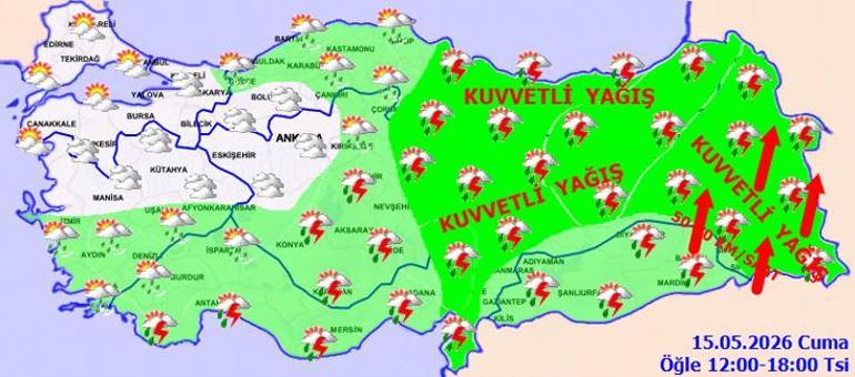 Meteorolojiden Sarı Kodlu alarm: Bu illerde yaşayanlar dikkat; yeni haftaya kadar durmayacak, çok kuvvetli geliyor