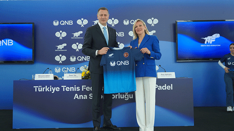 Türkiye Tenis Federasyonu’ndan padel için QNB Türkiye işbirliği anlaşması